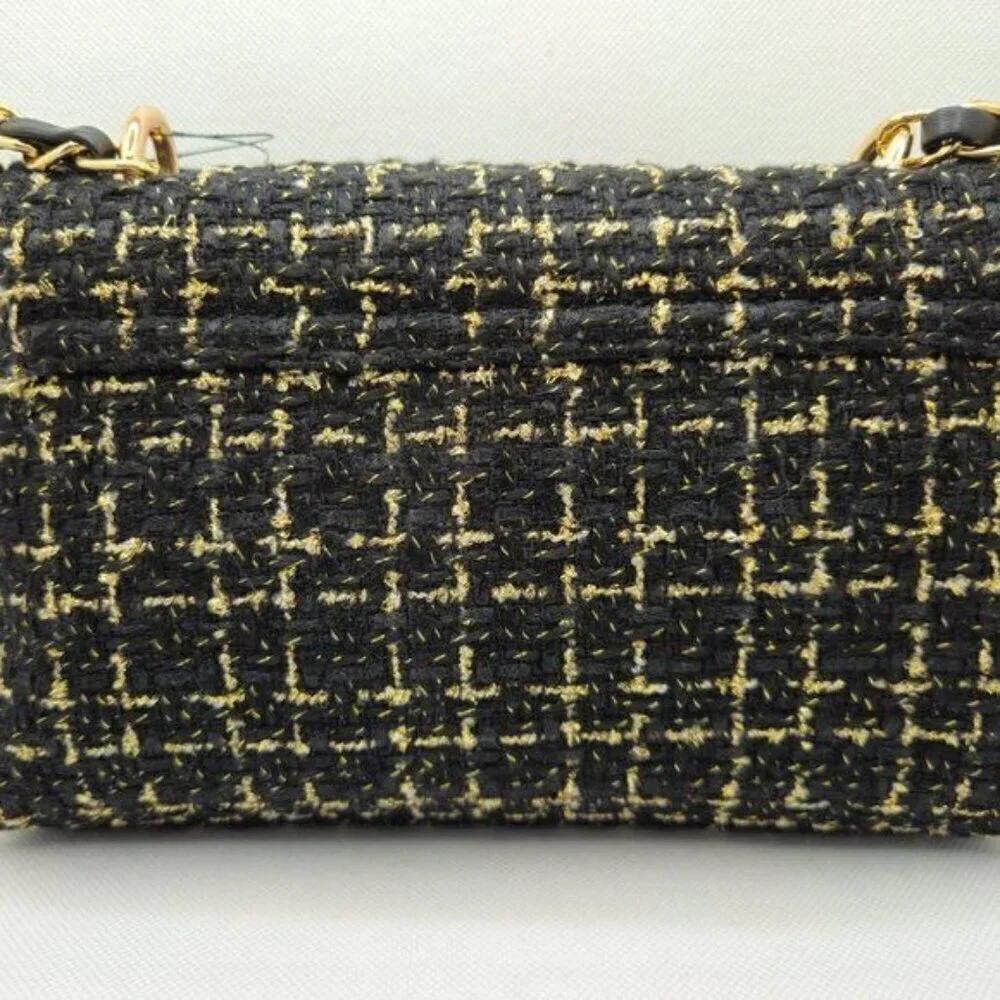 Badgley Mischka Boucle Messenger‎ Crossbody - Black
